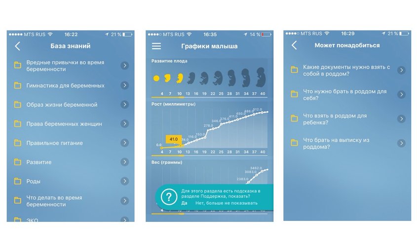 какое самое лучшее приложение для беременных